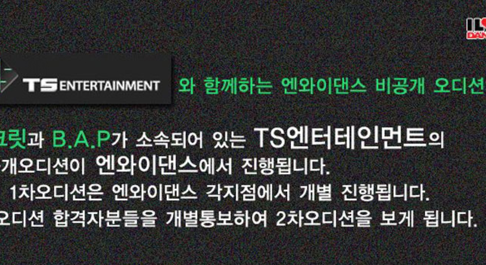 [비공개 오디션]TS Entertainment